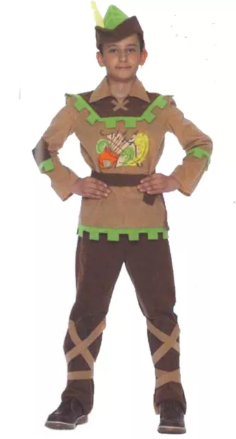 DISFRAZ NIÑO ROBIN DE LOS BOSQUES TALLA: 4-6 AÑOS CARNAVAL HALOWEEN .Nuevo.15