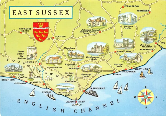uk48018 east sussex uk map