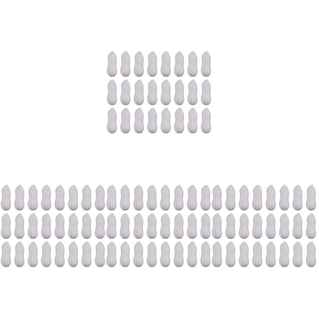 QWORK 40 Gommes Blanches Plastiques Douces - Gomme Standard Pour Dessin Et Peinture