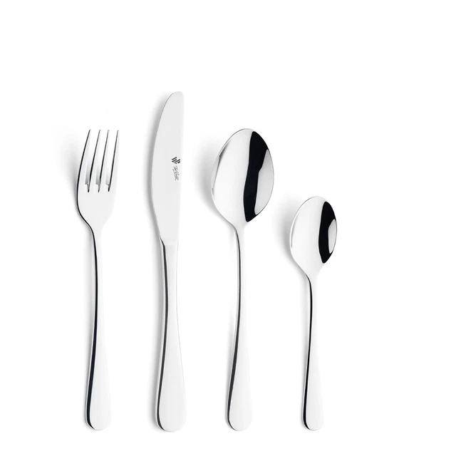 PW Paul Wirths Panda Kinderbesteck Set – 4-teilig Aus Edelstahl, Spülmaschinenfest & Im Geschenketui