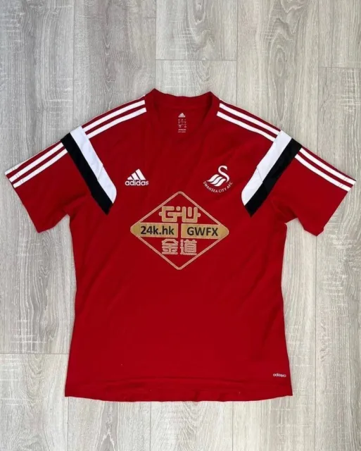 Adidas Swansea City Saison 2014-2015 Trikot, Größe L