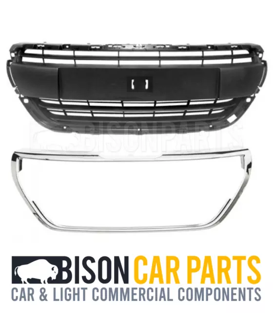 FRONT BUMPER LOWER Center Grille Cover For Peugeot 3008 98116922Xt