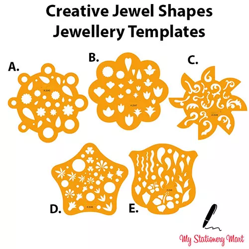 Drawing Drafting Template Jewellery Design Stencil Shapes Gemstone Stone