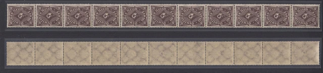 Deutsches Reich 231b RM 11er Streifen Posthorn 30 Mark einfarbig ungefaltet **