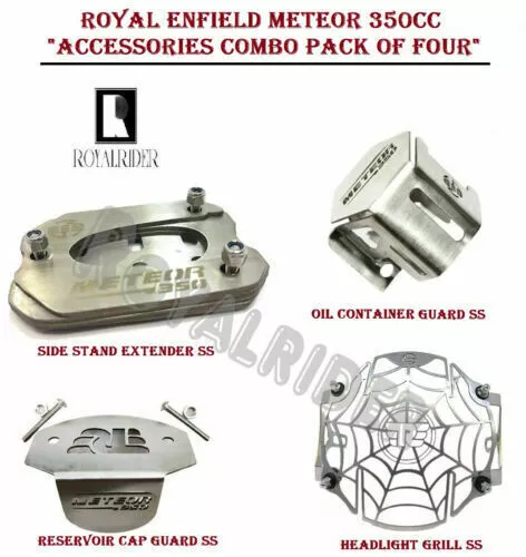 Royal Enfield Meteor 350Cc "Accessories Combo Pack Of Four"