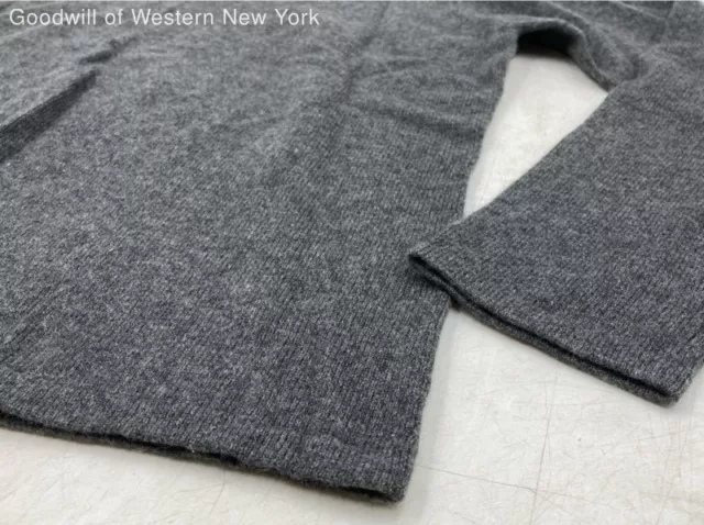 CHARTER CLUB CHARCOAL Gray 100% 2 Ply Cashmere Sweater NWT; Men's Size ...