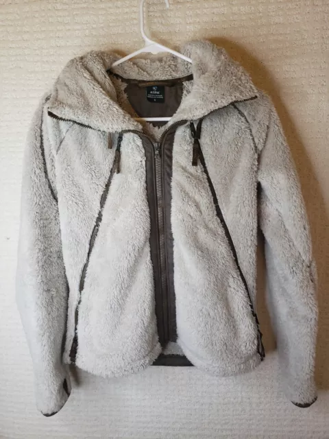 KÜHL WOMEN'S KOTA Plaid Flannel Fleece Lined Button Up Jacket Size