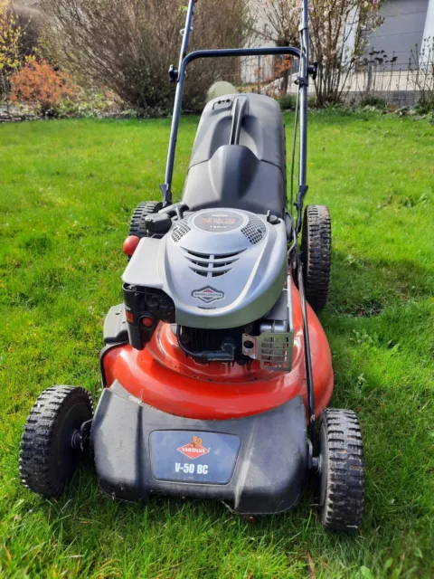 Rasenmäher Benzin vermutlich mit Antrieb Variolux V-50 BC 190ccm Briggs&Stratton