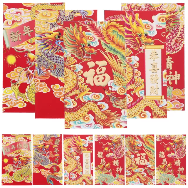 30 Pcs Rote Umschlagtasche Papier Kind Chinesisches Neujahr Hong Bao