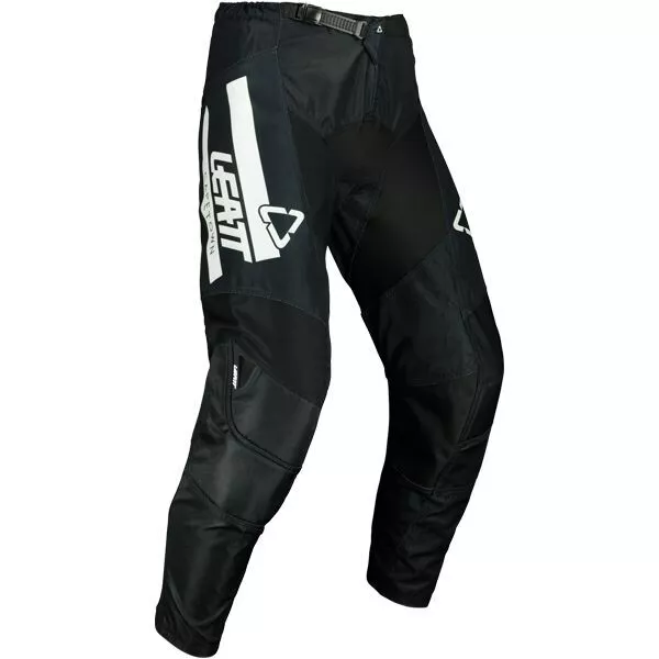 Leatt MX Motocross YOUTH Pants MEDIUM 24" Moto 3.5 Ride Black/White Off Road