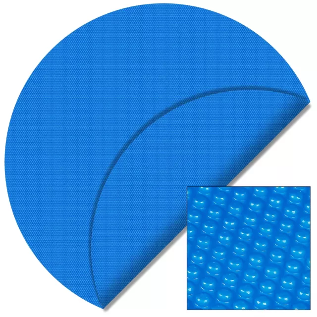 Bâche à bulles Ronde 5m Bleue Couverture de piscine solaire Chauffage 120µ