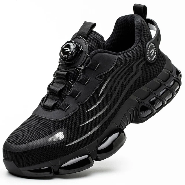 LIGHTWEIGHT MENS SAFETY Shoes Hiking Boots Steel Toe Cap Work Trainers ...