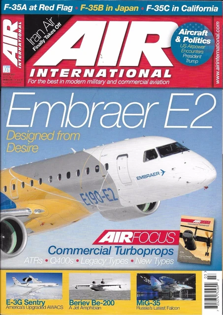 AIR INTERNATIONAL MAGAZINE Embraer E2 Commercial Turboprops Sentry ...