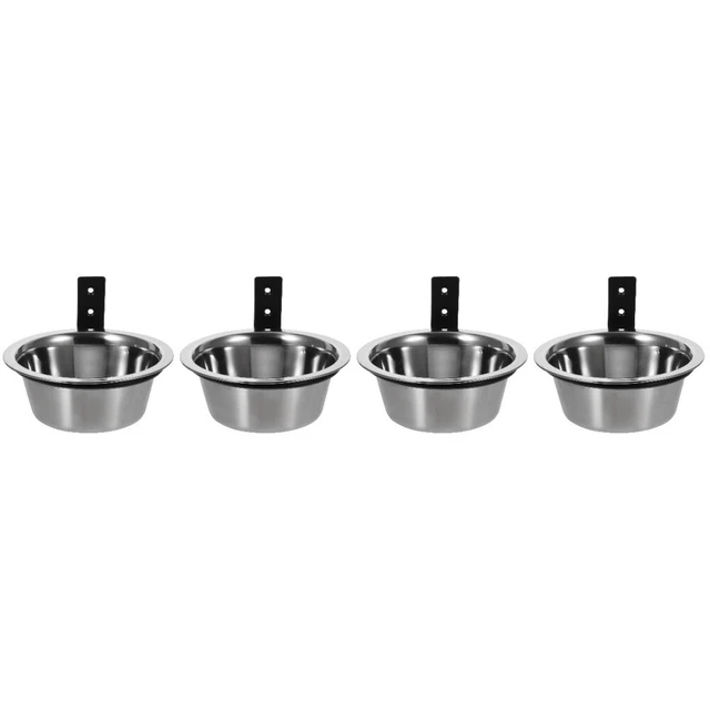 4 Set Bols De Nourriture Pour Chat Gamelle Surélevée Murale Pour Chien Diviser
