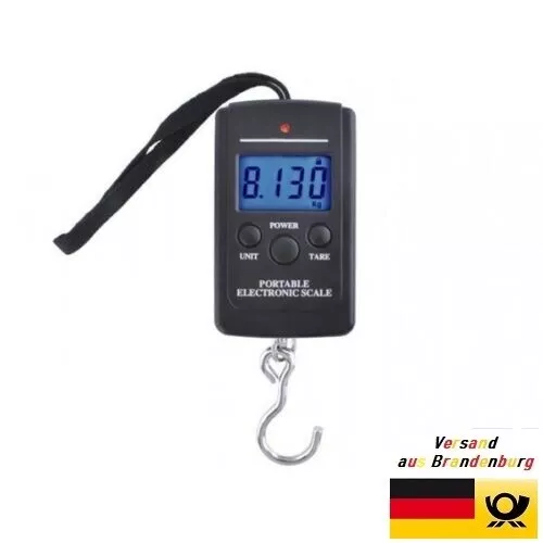 Digitale Kofferwaage Gepäckwaage Hängewaage Reisewaage Handwaage 10g - 40kg KA