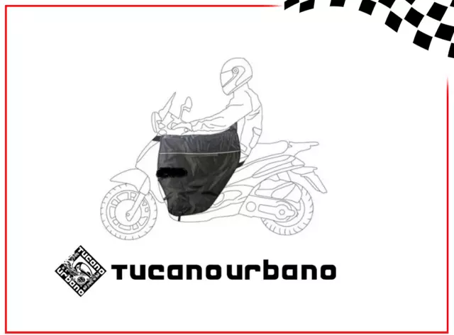 Couvre-Jambes Tucano Urbano R-013 Spécifique pour Honda Sh 50 1989 - 93 Étanche