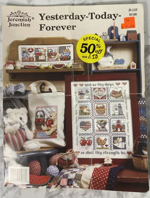 Jeremiah Junction cross stitch patterns "Yesterday-Today-Forever INCOMPLETE READ