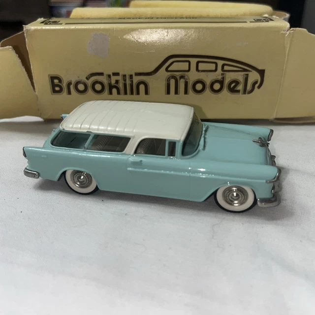 Brooklin Models N°26 Chevrolet Nomad 1955 Turquoise - Miniature Sans Boîte