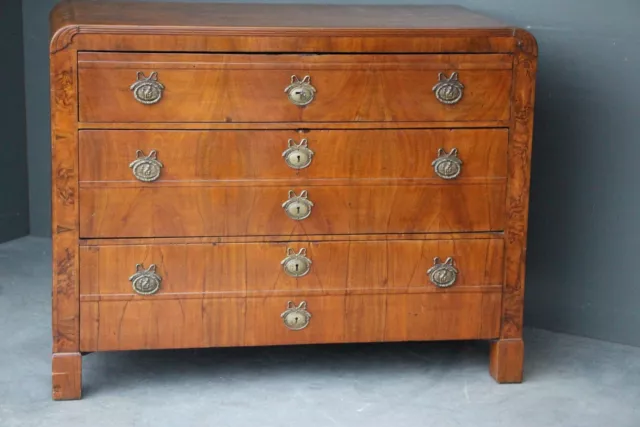 Antique Imperial Austrian Biedermeier chest of drawers writing bureau desk 1820 3