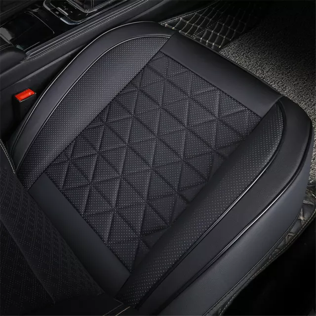 Full Surrounded Car Front Seat Cover PU Leather Cushion Protector Accessories