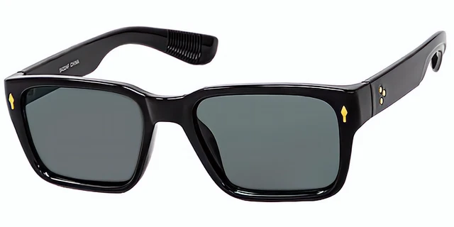 Lunettes De Soleil Carrées OG LOC Style Gangster - Verres Dégradé Fumé Noir, UV400, Modèle K60A