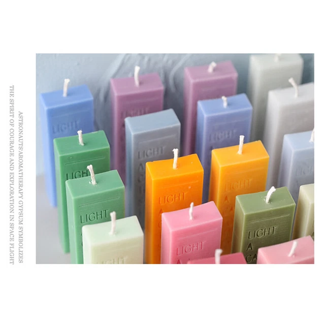 Aromatherapie-Kerzenform aus Silikon, einfache Linie, Harz, Wachs, Schmelzfor  q