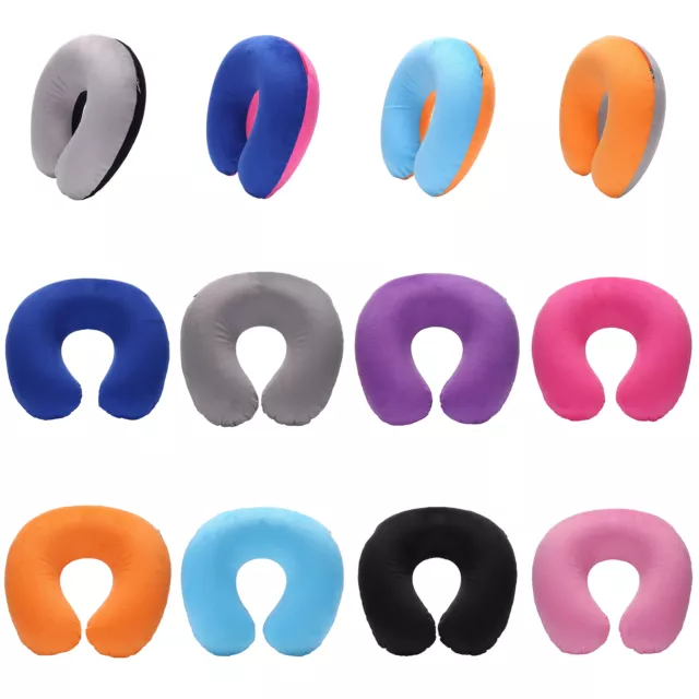 U Shaped Travel Pillow Memory Foam Neck Support Head Rest Car Plane Soft Cushion 4
