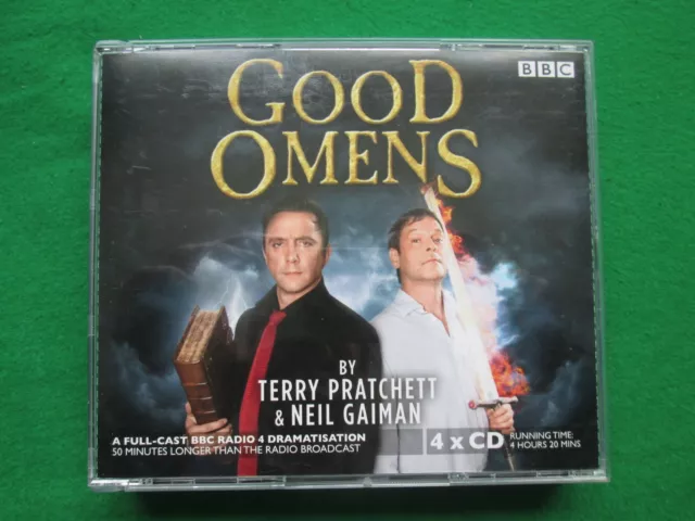 Terry Pratchett & Neil Gaiman - Good Omens - Bbc 2015 - 4 X  Cd Audiobook