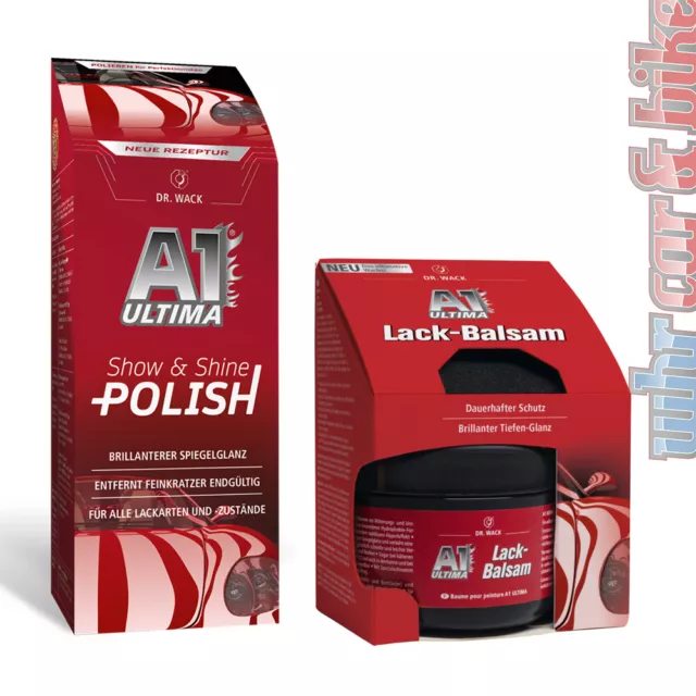 Dr. OK Wack A1 Set - Ultima Lack Balsam Wachs + Ultima Show&Shine Polish Politur