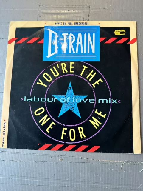 D-Train - Youre The One For Me 12" NM VINYL & AUDIO P HARDCASTLE 1985 A2/B1