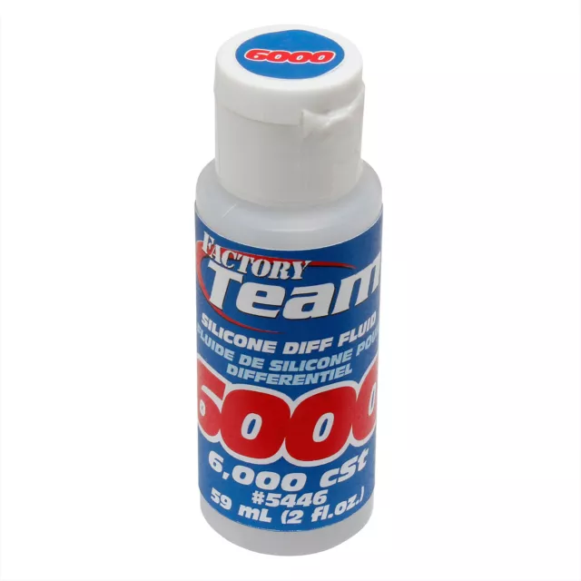 Team Associated Factory Team 6,000wt (cst) Silicone Diff Fluid 2oz ASC5446 5446