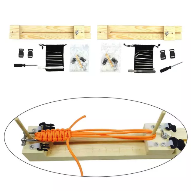 Réglable Paracord Jig Bracelet Maker En Bois Paracord Tressage Tissage DIY