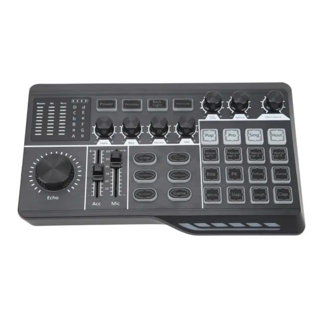 Sound Card Mixer Professional Studio Streaming Sound Mixer For Live
