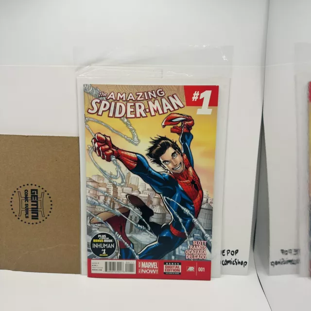 Amazing Spider-Man #1 - 1st App Cindy Moon (Silk) Marvel Now 2014 VF/NM+