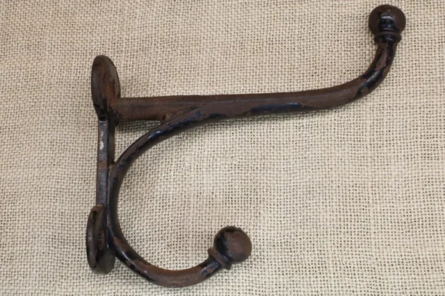 Old Coat Tack Harness Hook 6 1/8” Horse Barn Find Vintage Rustic Cast Iron 1880s