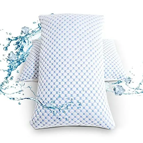 Luxury Bamboo Pillow for Sleeping, Hypoallergenic,Premium Adjustable Memory Foam