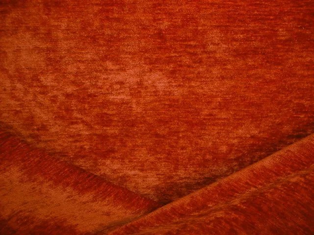 6-3/8Y Kravet 35392 Fall Orange Strie Chenille Upholstery Fabric
