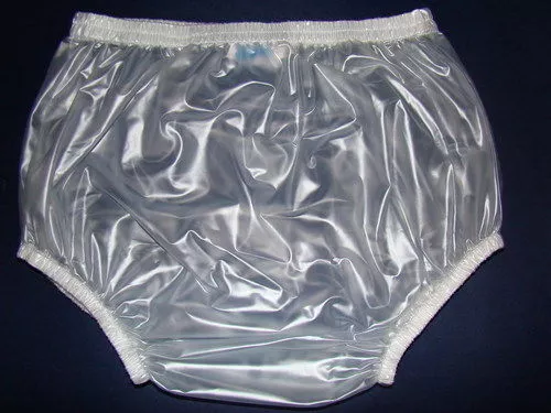 2*PIEZAS ADULTOS Nuevos PANTALONES DE PLÁSTICO PVC incontinencia #P005-7 L*2 Grandes