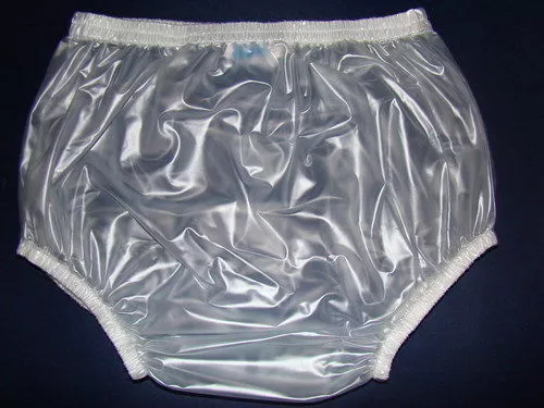 2 PIEZAS Nuevos PANTALONES DE PLÁSTICO PARA ADULTOS PVC incontinencia #P005-7C XL*2