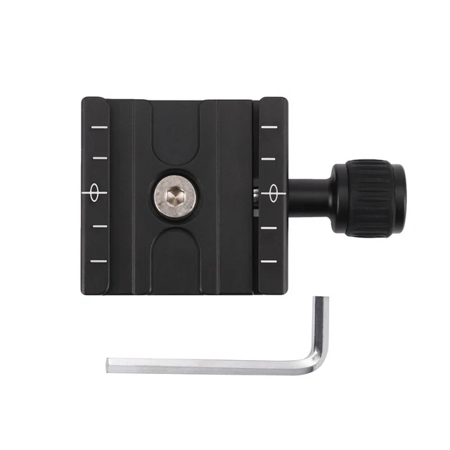 Abrazadera QR placa de liberación de 50 mm se adapta - estándar suizo para trípode BallhZ8
