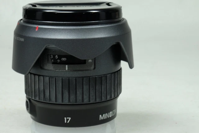 NEW OLD STOCK- MINOLTA 17mm F3.5 RD V MOUNT LENS FOR VECTIS RD3000, RARE w/ Box
