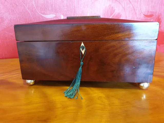 Victorian Mahogany Tea Caddy