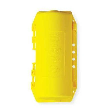 Hubbell Wiring Device-Kellems Hld2 Plug Lockout,Yellow,3/8In Shackle Dia.