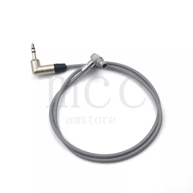 Right angle 5 Pin male 00B to 3.5mm TRS Jack Audio Cable for ARRI mini 24"