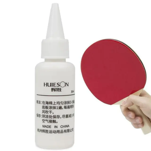 30ml Non Toxic Paddle Rubber Sponge Clamp Table Tennis Glue Racket''