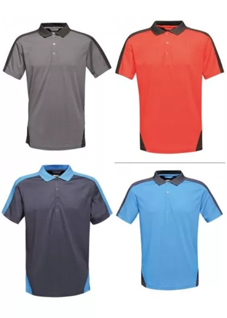 Regatta Herren Poloshirt Polohemd Polokragen Shirt Tee Oberteil Kurzarm Übergröß