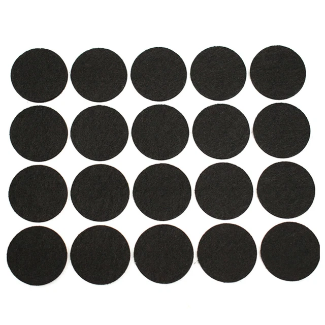 200pcs Round Felt Pads 2cm Diameter Floor Protector Pad for Table Chair