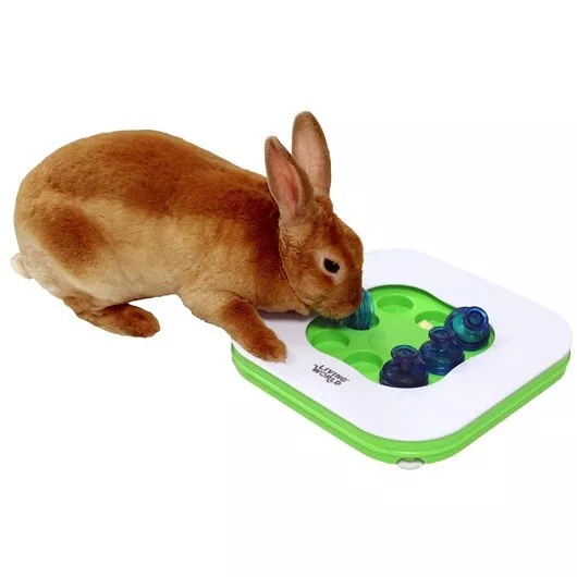 Living World Teach & Treat Small Animal Toy 3 in 1 Interactive Rabbit Game