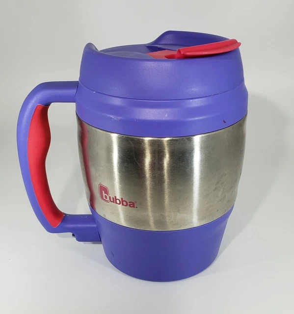 Bubba Thermos Travel Mug Large 52 Ounce Purple Pink Stainless Hot Cold