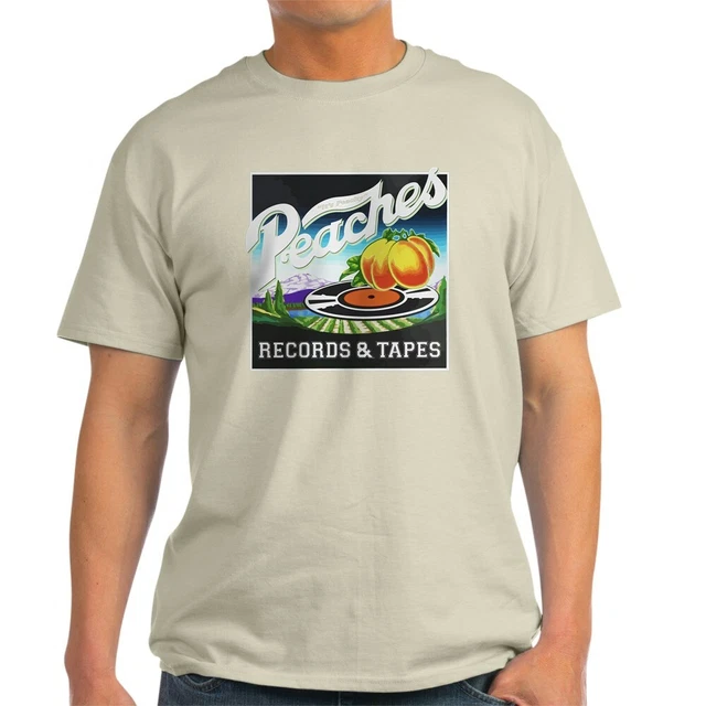 CafePress Peaches Records And Tapes Logo T Shirt 100% Cotton T-Shirt (2533844)